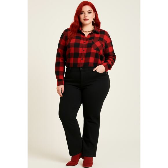 Levi’s Perfectly Shaping 512 Bootcut Jeans Black Mid Rise Women’s Size 18M - Picture 1 of 8